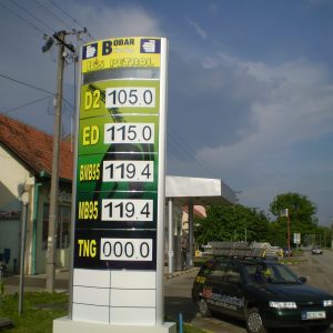SVETLECI TOTEM ns reklamdžija, izrada totem reklama