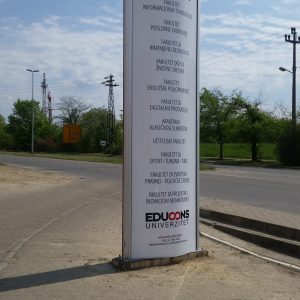 REKLAMNI TOTEM totemi, ns reklamdžija