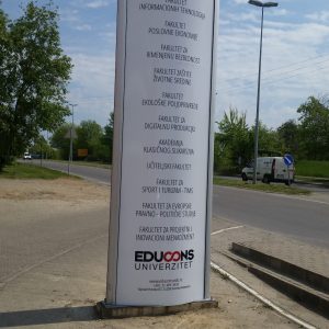 REKLAMNI TOTEM ns reklamdžija, izrada totem reklama