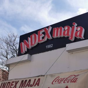 3D svetlece reklame, 3D slova