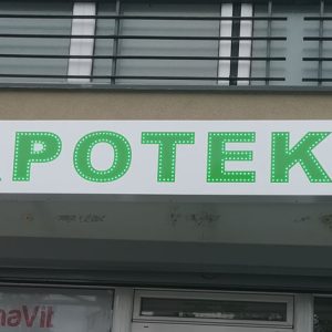 svetleci displej od alubonda sa LED diodama svetleci displej od alubonda, svetlece reklame Beograd