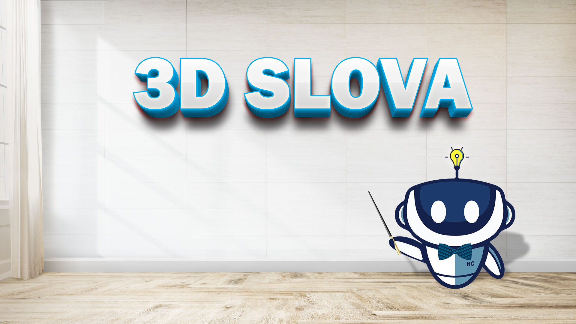 3D slova